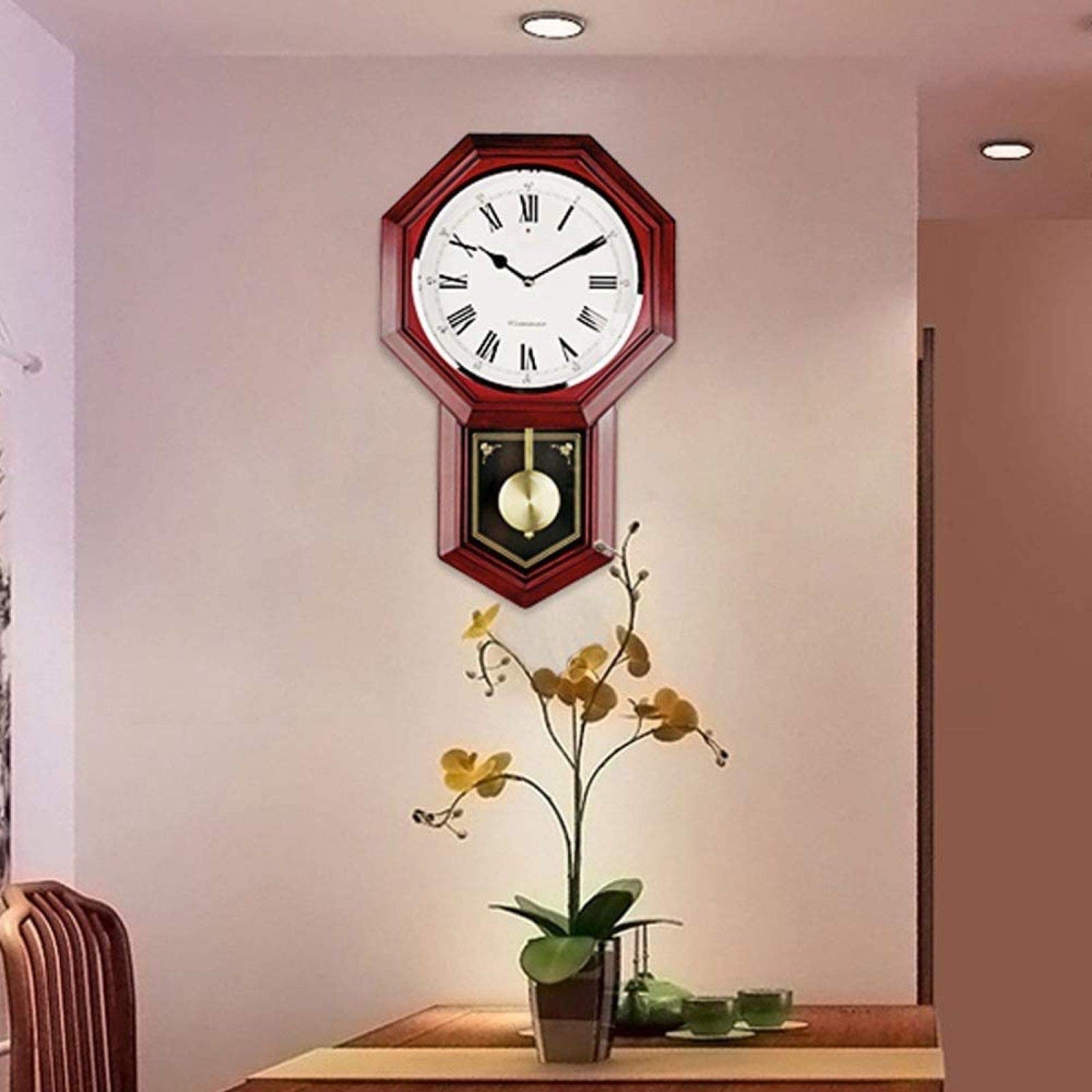 おじいさんの大きな振り時計